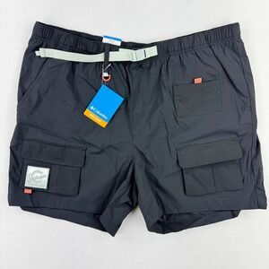 Columbia Cove Beach Shorts Size‎ XL Mens Black 5" Inseam NWT